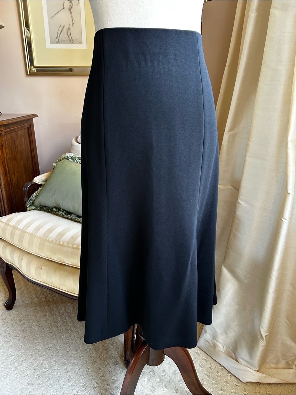 Club Monaco Paneled Tulip Skirt in Black Size 12